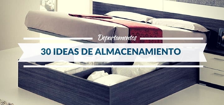 30 Ideas de almacenamiento que organizarán todo tu departamento