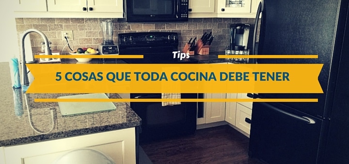 Cinco cosas que toda cocina pequeña debe tener