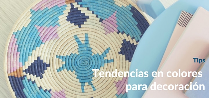 Últimas tendencias en colores para decoración de departamentos