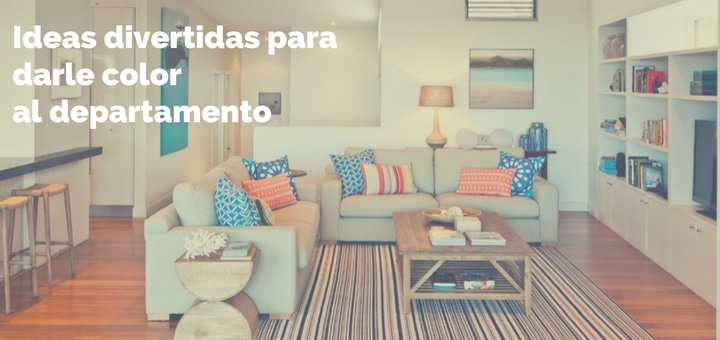 Ideas divertidas para darle color al departamento