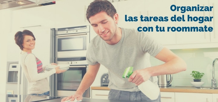 Cómo organizar las tareas del hogar con tu roommate