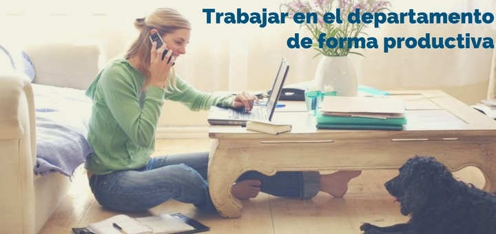 Cómo trabajar en el departamento de forma productiva