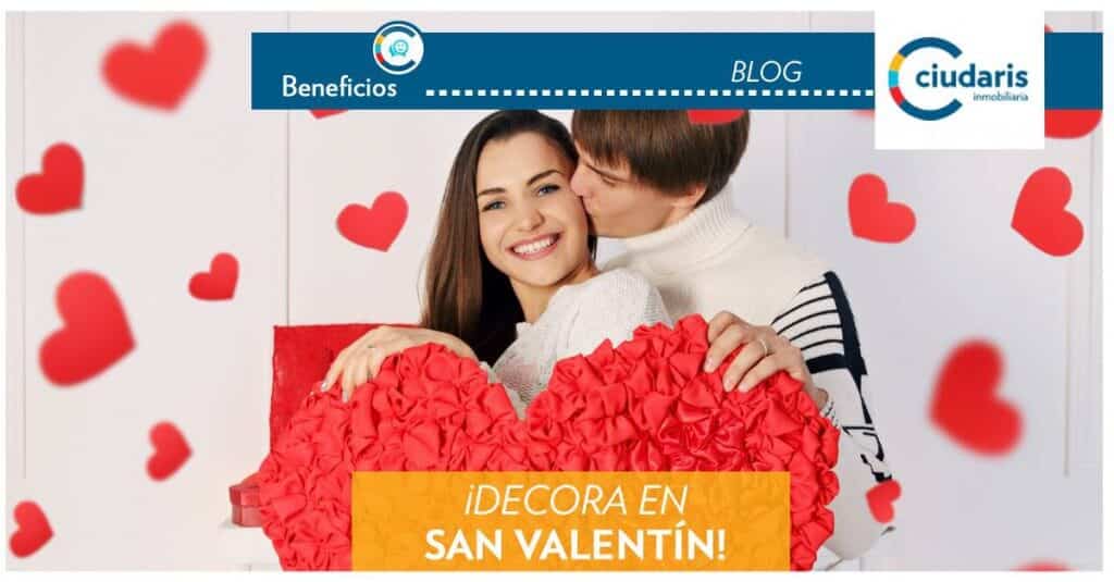 Ocho consejos para ambientar tu departamento por el Día de San Valentín