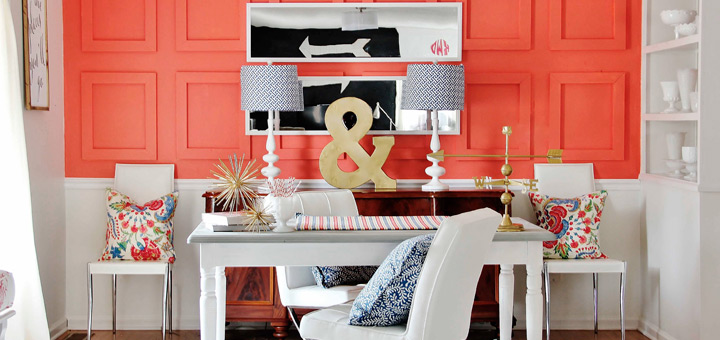 Decoracion para las salas living coral